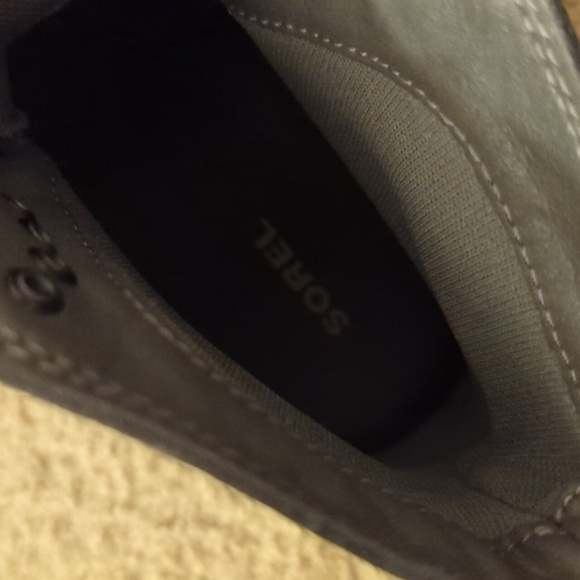 Sorel Ankeny Gray Leather Mid Hiker Boots Men’s Size 8 - Picture 11 of 11